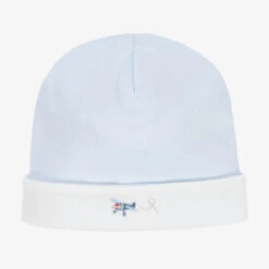Kissy Kissy Baby Boys Blue Cotton Flying Hat