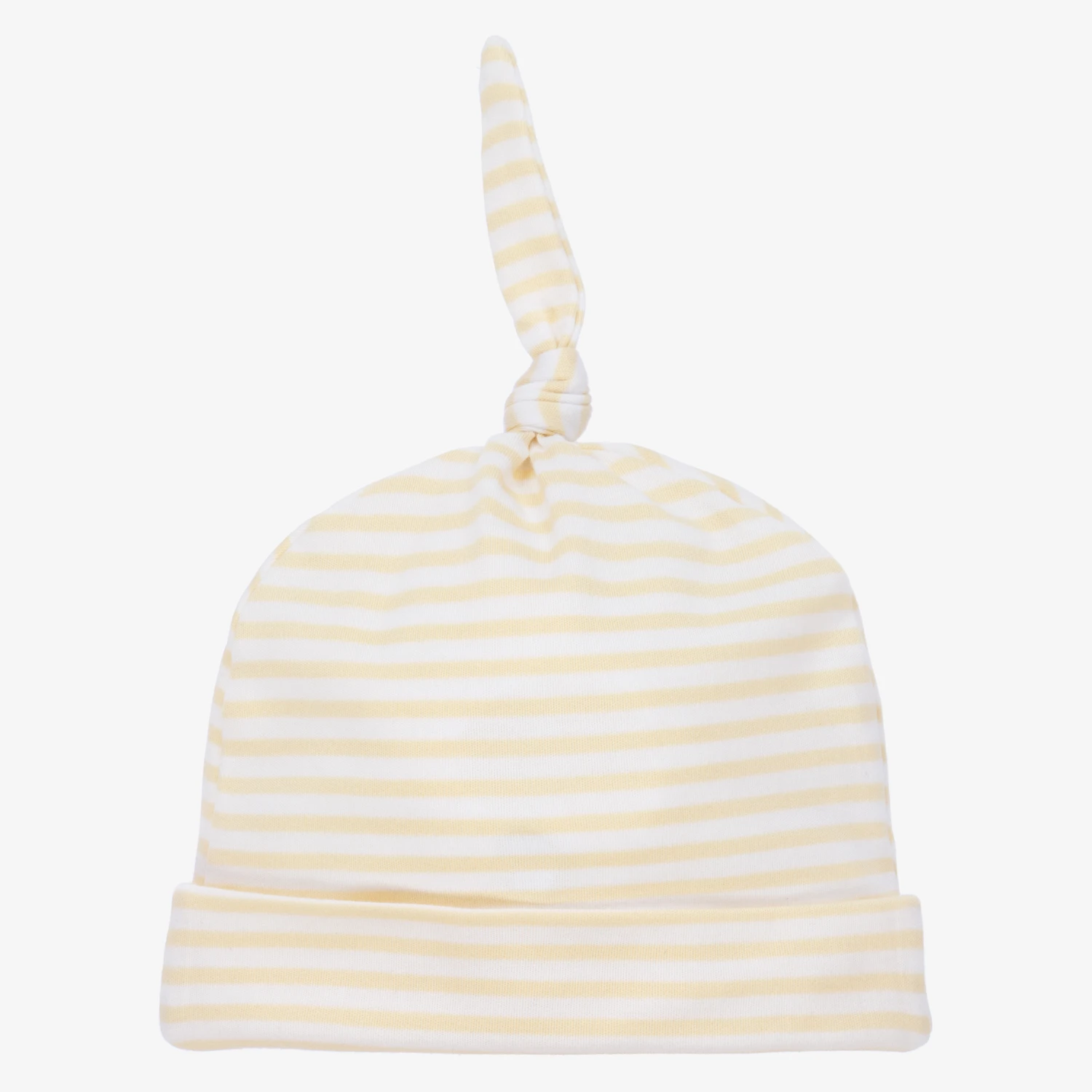 Kissy Kissy Ivory & Yellow Duck Duo Pima Cotton Hat 2 Kissy Kissy Ivory & Yellow Duck Duo Pima Cotton Hat - Image 2