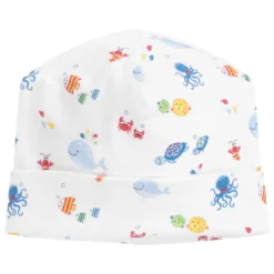 Kissy Kissy Ocean Pima Cotton Baby Hat
