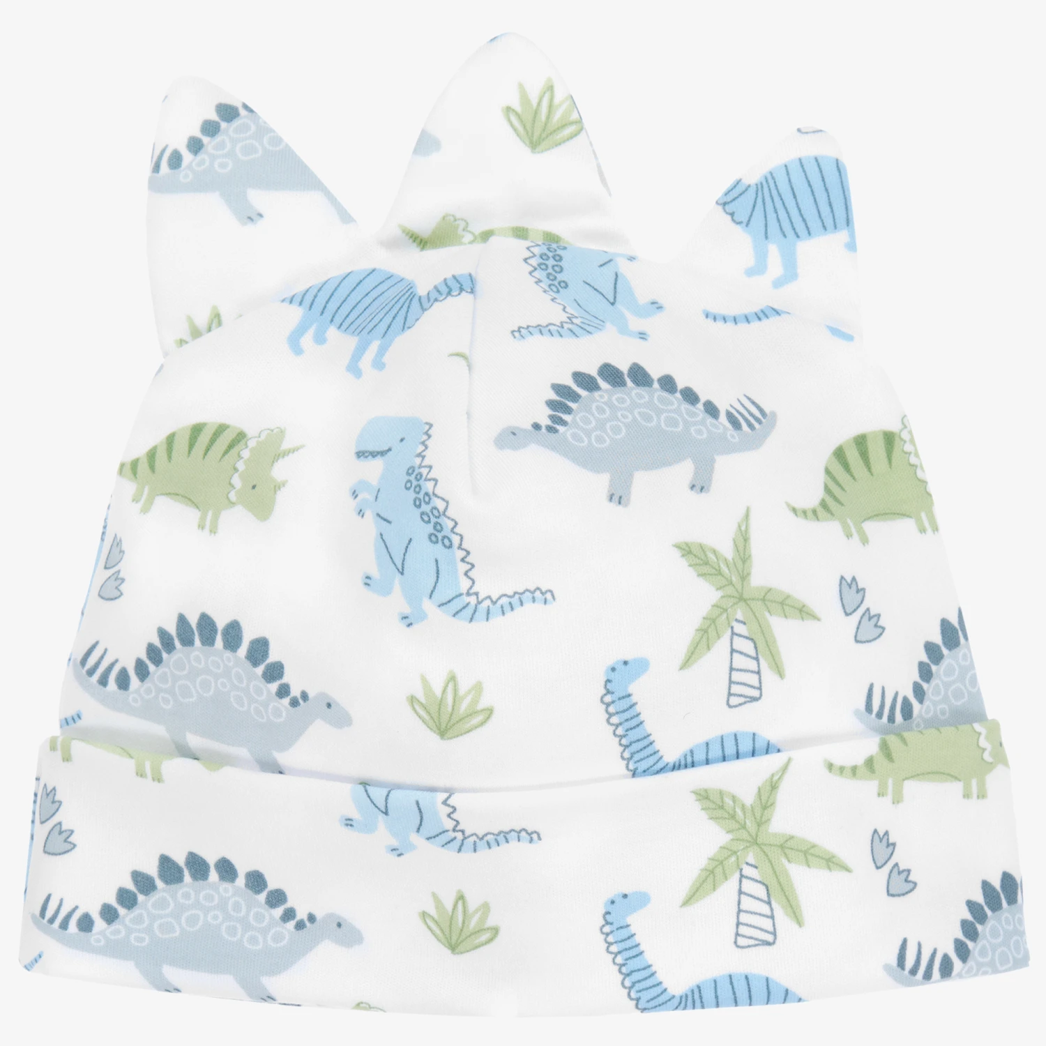 Kissy Kissy Pima Cotton Dinosaur Hat 2 Kissy Kissy Pima Cotton Dinosaur Hat - Image 2