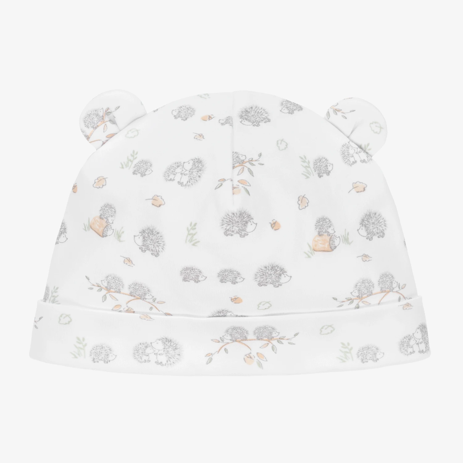 Kissy Kissy Pima Cotton Hedgehogs Baby Hat 1 Kissy Kissy Pima Cotton Hedgehogs Baby Hat