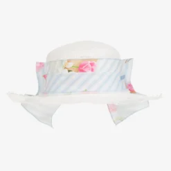 Lapin House Baby Girls Ivory Straw Hat