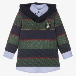 Lapin House Boys Blue & Green Jersey Top -BloomBabe Cloth Store lapin house boys blue green jersey top 464581 8fbc6e0148e750e32efce3270574cfc48ac0731a