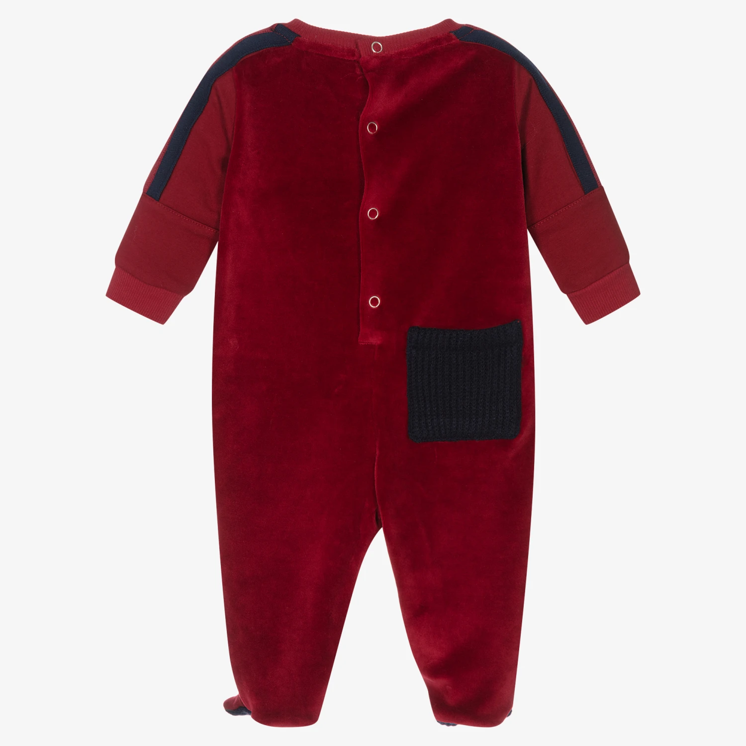 Lapin House Boys Red Teddy Bear Babygrow 2 Lapin House Boys Red Teddy Bear Babygrow - Image 2