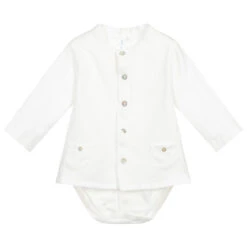 Laranjinha Baby Boys Ivory Shirt