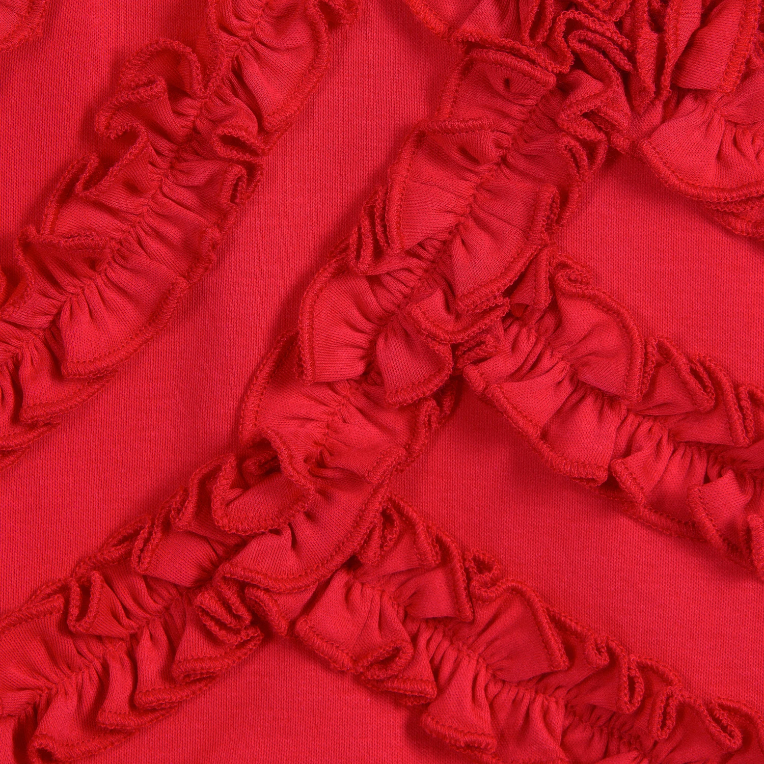 Lemon Loves Layette Baby Red Pima Cotton Romper 4 Lemon Loves Layette Baby Red Pima Cotton Romper - Image 4