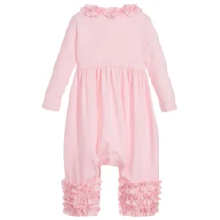Lemon Loves Layette Pink Pima Cotton Romper -BloomBabe Cloth Store lemon loves layette pink pima cotton romper 79304 b1ac75456276dfd46f585a1f2fb7511869c9491e