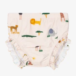 Liewood Baby Girls Beige Swim Pants (UPF50+)