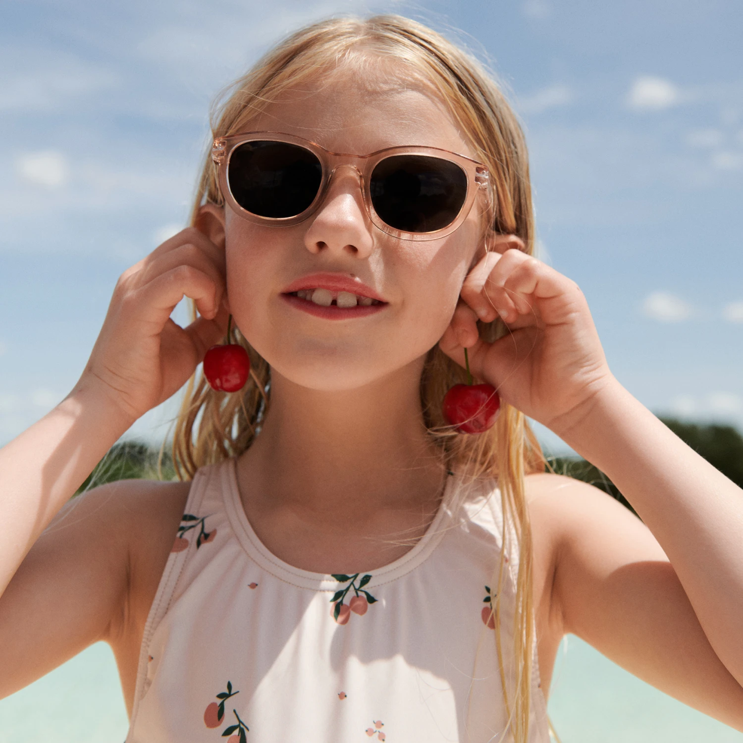 Liewood Baby Girls Pink Amina Swimsuit (UPF40+) 2 Liewood Baby Girls Pink Amina Swimsuit (UPF40+) - Image 2