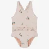 Liewood Baby Girls Pink Amina Swimsuit (UPF40+)