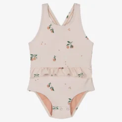 Liewood Baby Girls Pink Amina Swimsuit (UPF40+)
