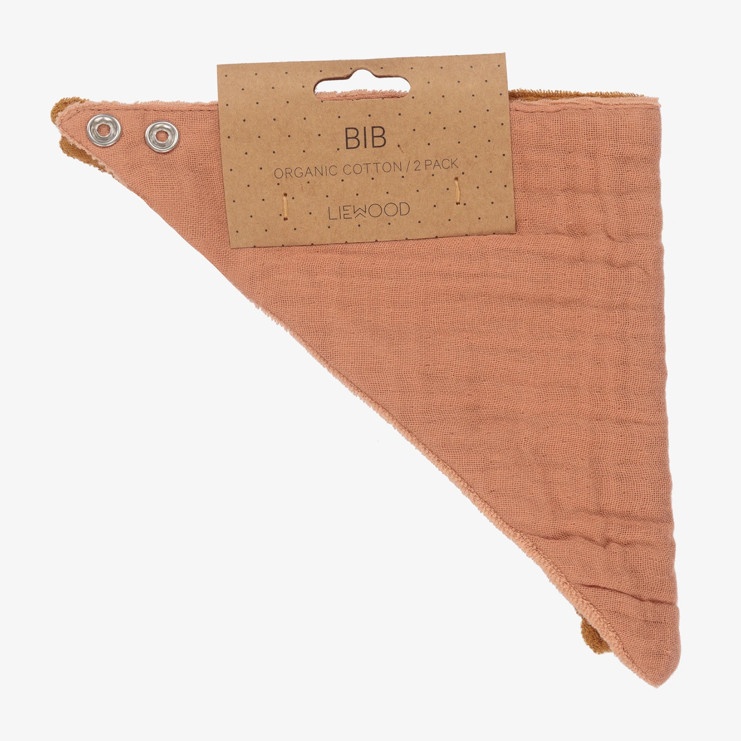 Liewood Yellow & Pink Bibs (2 Pack) 2 Liewood Yellow & Pink Bibs (2 Pack) - Image 2