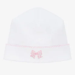 Magnolia Baby Baby Girls White Gingham Bows Hat