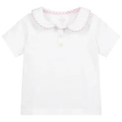 Malvi & Co White Cotton Jersey T-Shirt