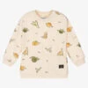 Mayoral Baby Boys Beige Dinosaur Sweatshirt