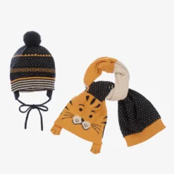 Mayoral Baby Boys Hat & Scarf Set