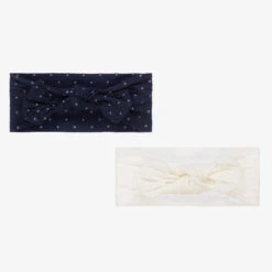 Mayoral Baby Girls Blue & White Headbands (2 Pack)