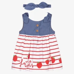 Mayoral Newborn Baby Girls Dress Set