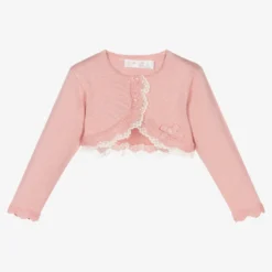 Mayoral Baby Girls Pink Bolero Cardigan