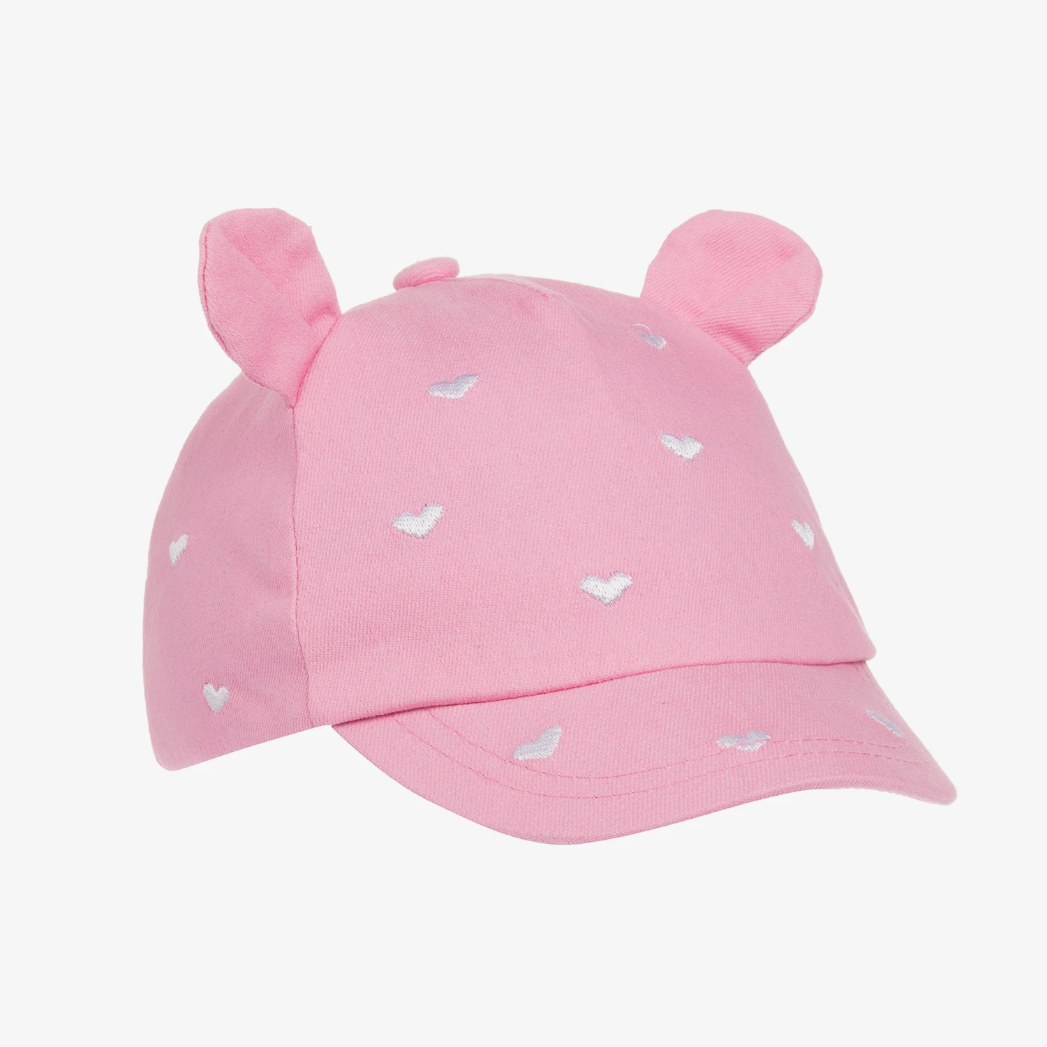 Mayoral Baby Girls Pink Cotton Cap 1 Mayoral Baby Girls Pink Cotton Cap
