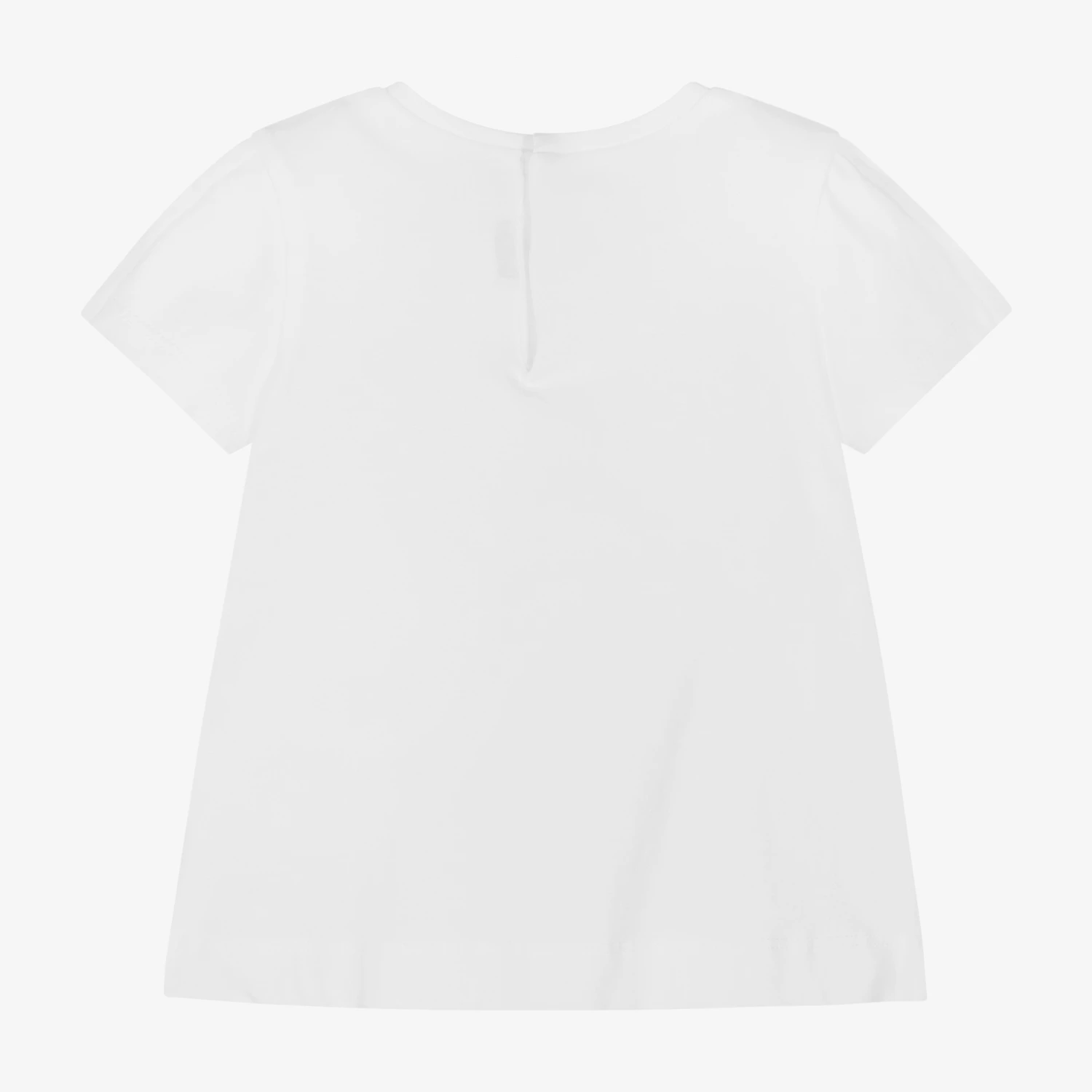 Mayoral Baby Girls White Lemon Cotton T-Shirt 2 Mayoral Baby Girls White Lemon Cotton T-Shirt - Image 2