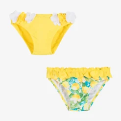 Mayoral Baby Girls Yellow Bikini Bottoms (2 Pack)