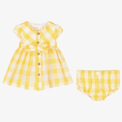 Mayoral Newborn Baby Girls Yellow Dress Set 6 Mayoral Newborn Baby Girls Yellow Dress Set -BloomBabe Cloth Store mayoral baby girls yellow dress set 446808 b44b510688c733aa173f064afa1572209178da39