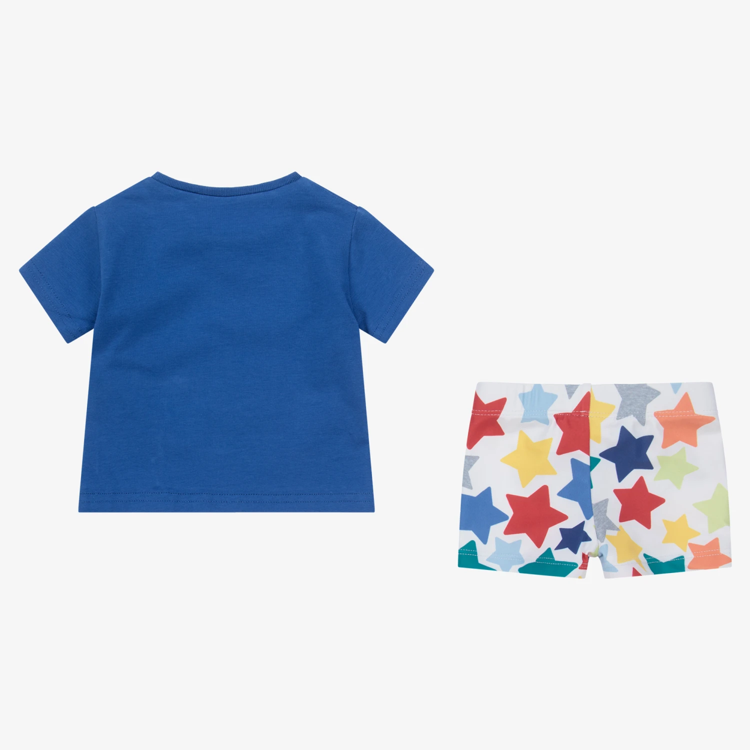 Mayoral Newborn Blue Cotton Baby Shorts Set 3 Mayoral Newborn Blue Cotton Baby Shorts Set - Image 3