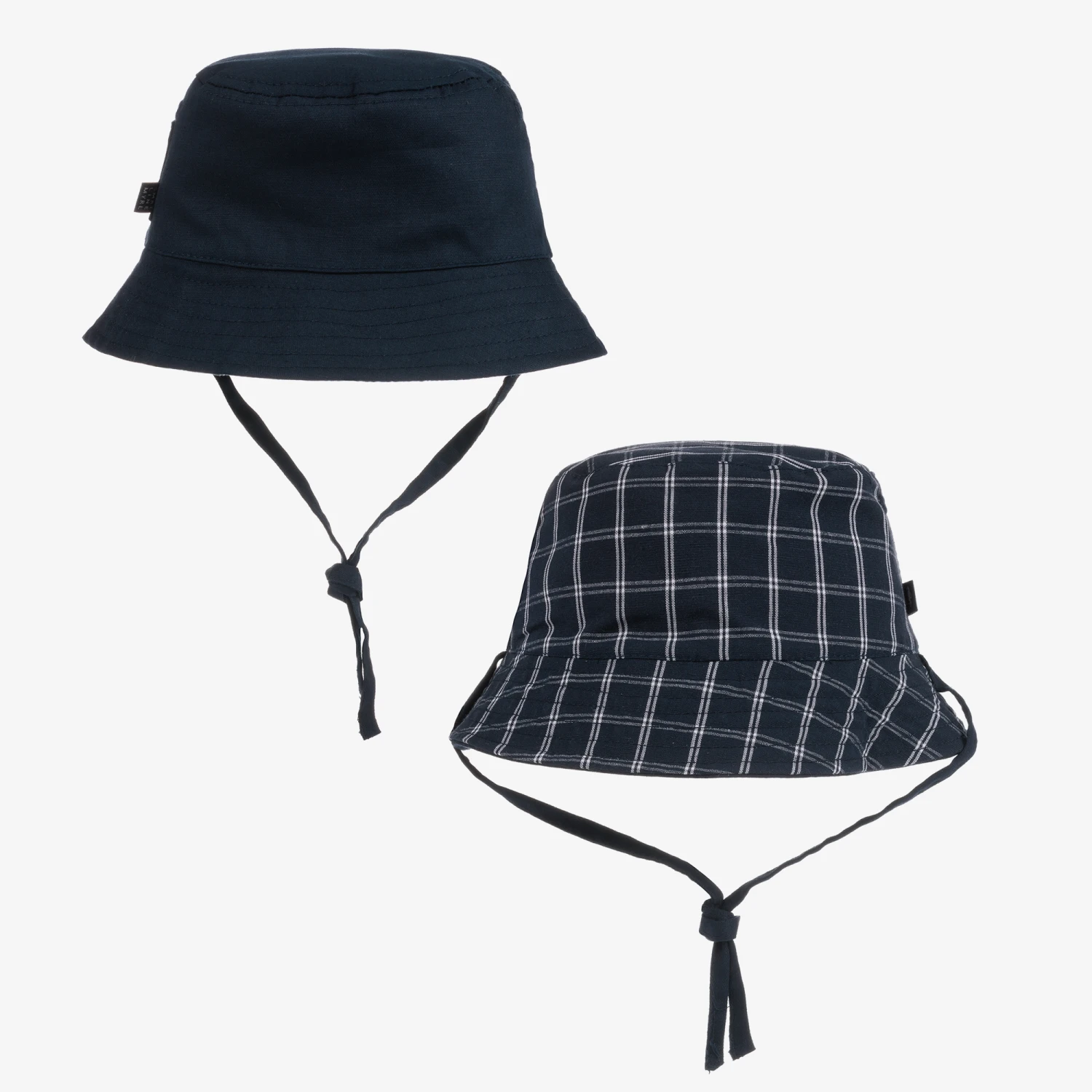 Mayoral Blue Reversible Baby Hat 2 Mayoral Blue Reversible Baby Hat - Image 2