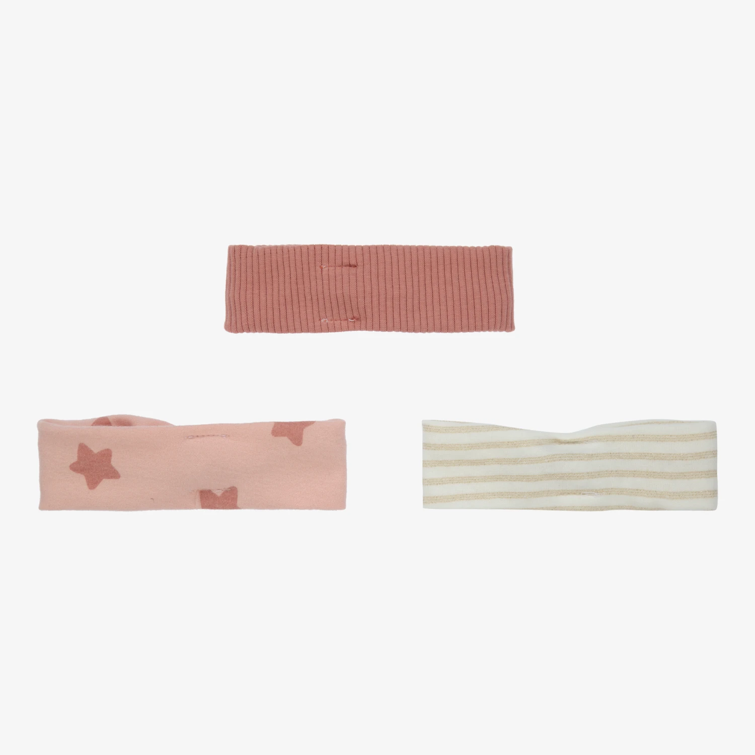 Mayoral Newborn Pink & Ivory Headband (3 Pack) 3 Mayoral Newborn Pink & Ivory Headband (3 Pack) - Image 3