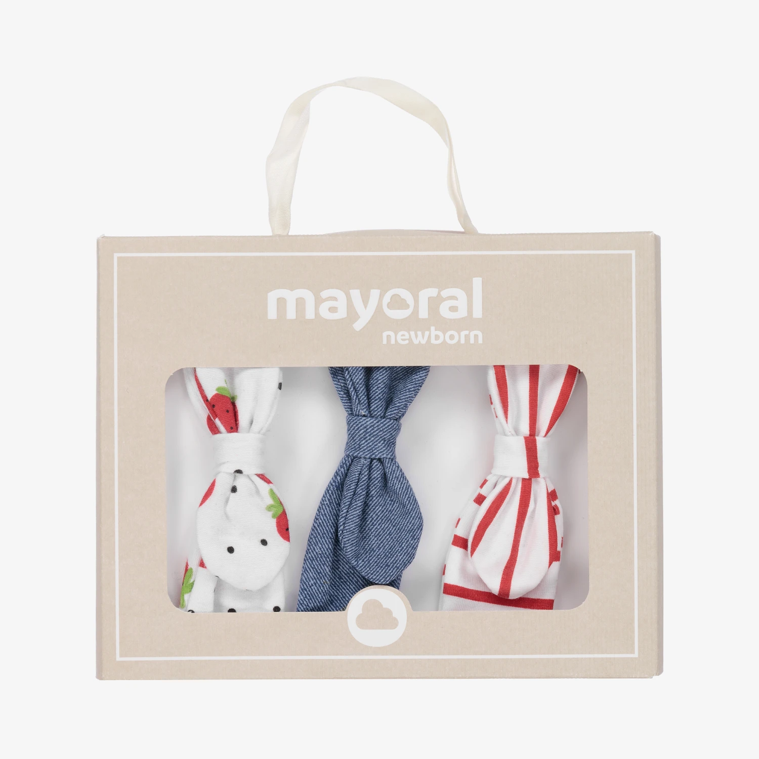 Mayoral Newborn Red Baby Headbands (3 Pack) 3 Mayoral Newborn Red Baby Headbands (3 Pack) - Image 3