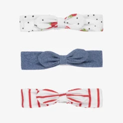 Mayoral Newborn Red Baby Headbands (3 Pack)