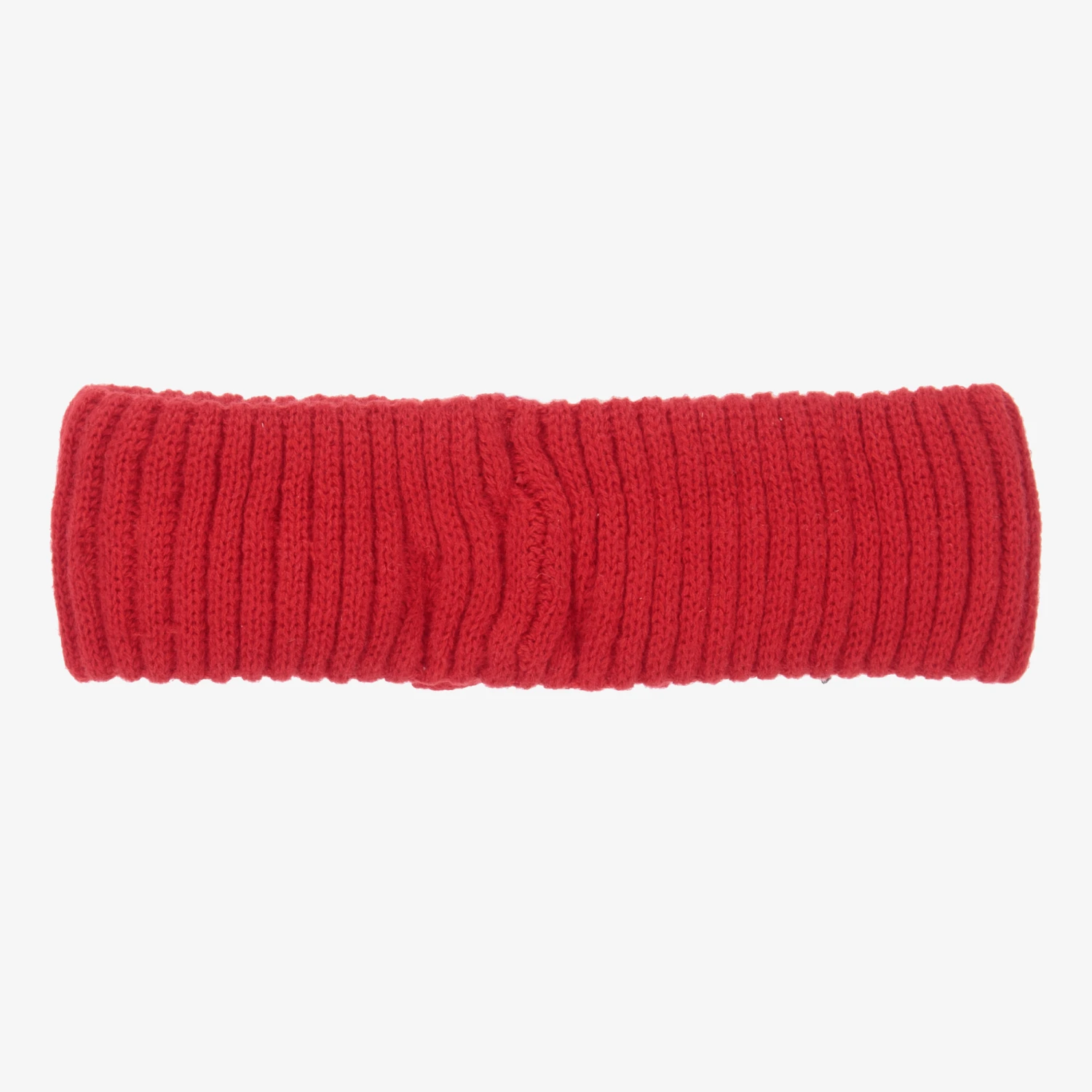 Mayoral Newborn Red Flower Knit Headband 3 Mayoral Newborn Red Flower Knit Headband - Image 3