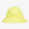 Mayoral Yellow Cotton Baby Sun Hat