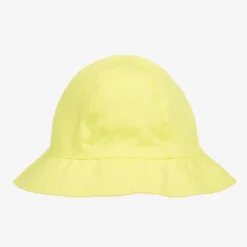 Mayoral Yellow Cotton Baby Sun Hat