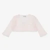 Mebi Baby Girls Pink Bolero Cardigan