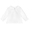 Mebi Baby Girls White Blouse