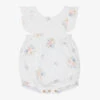 Mebi Baby Girls White Floral Shortie