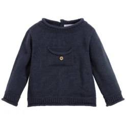 Mebi Dark Blue Knitted Sweater