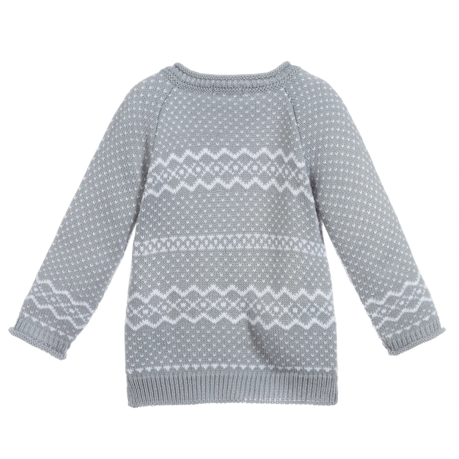 Mebi Grey Knitted Sweater 2 Mebi Grey Knitted Sweater - Image 2
