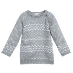 Mebi Grey Knitted Sweater