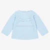 Mebi Pale Blue Knitted Baby Sweater