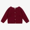 Mebi Red Knitted Baby Cardigan