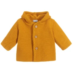 Mebi Yellow Knitted Pram Coat