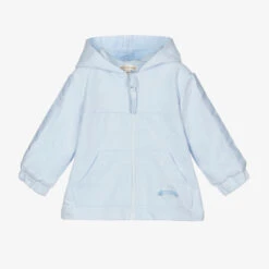Mintini Baby Baby Boys Hooded Zip-Up Top