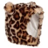 Monnalisa Baby Girls Leopard Faux Fur Hat