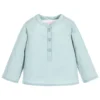 Moon Et Miel Baby Girls Teal Blue Shirt