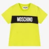 Moschino Baby Baby Boys Green Cotton T-Shirt