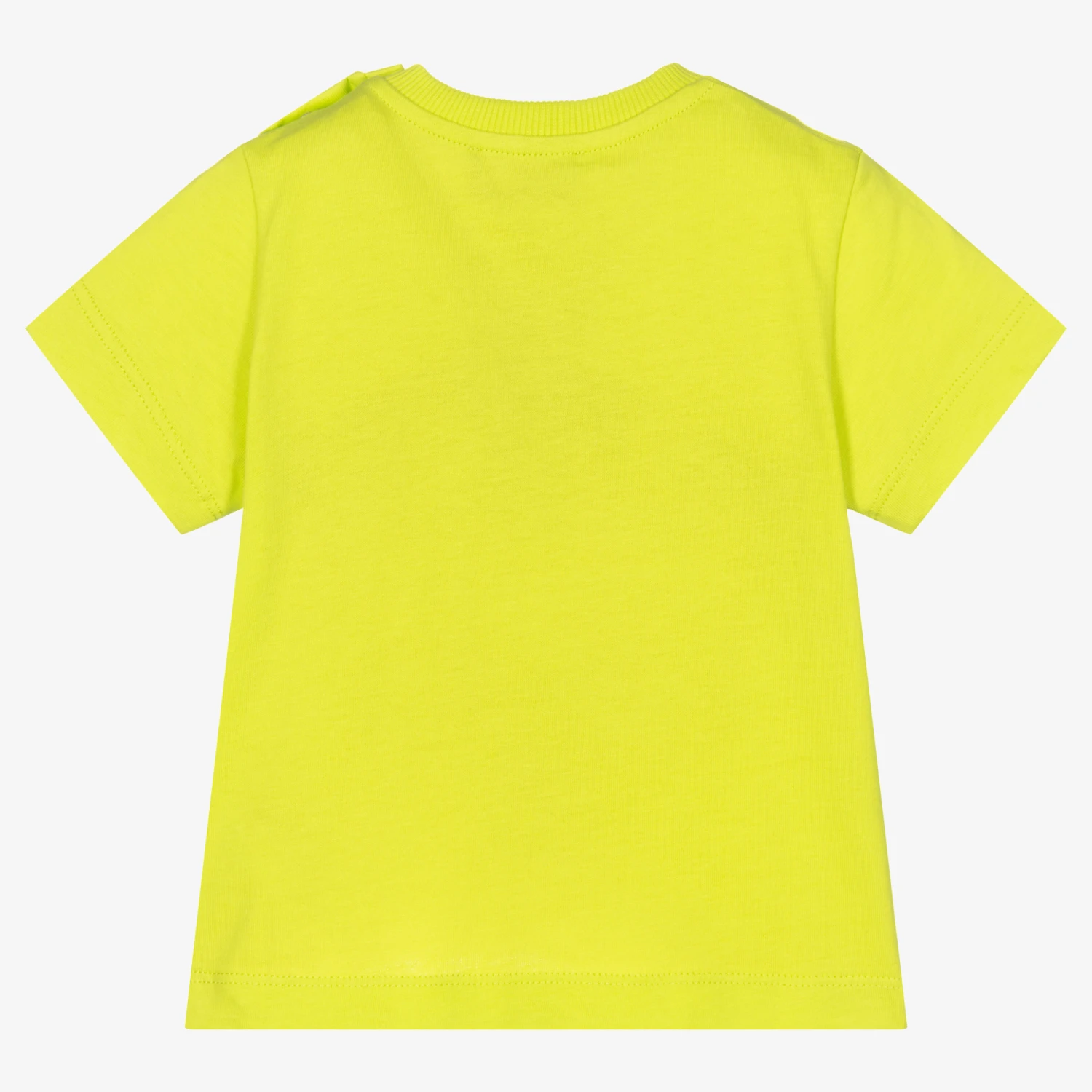 Moschino Baby Baby Boys Green Cotton T-Shirt 2 Moschino Baby Baby Boys Green Cotton T-Shirt - Image 2