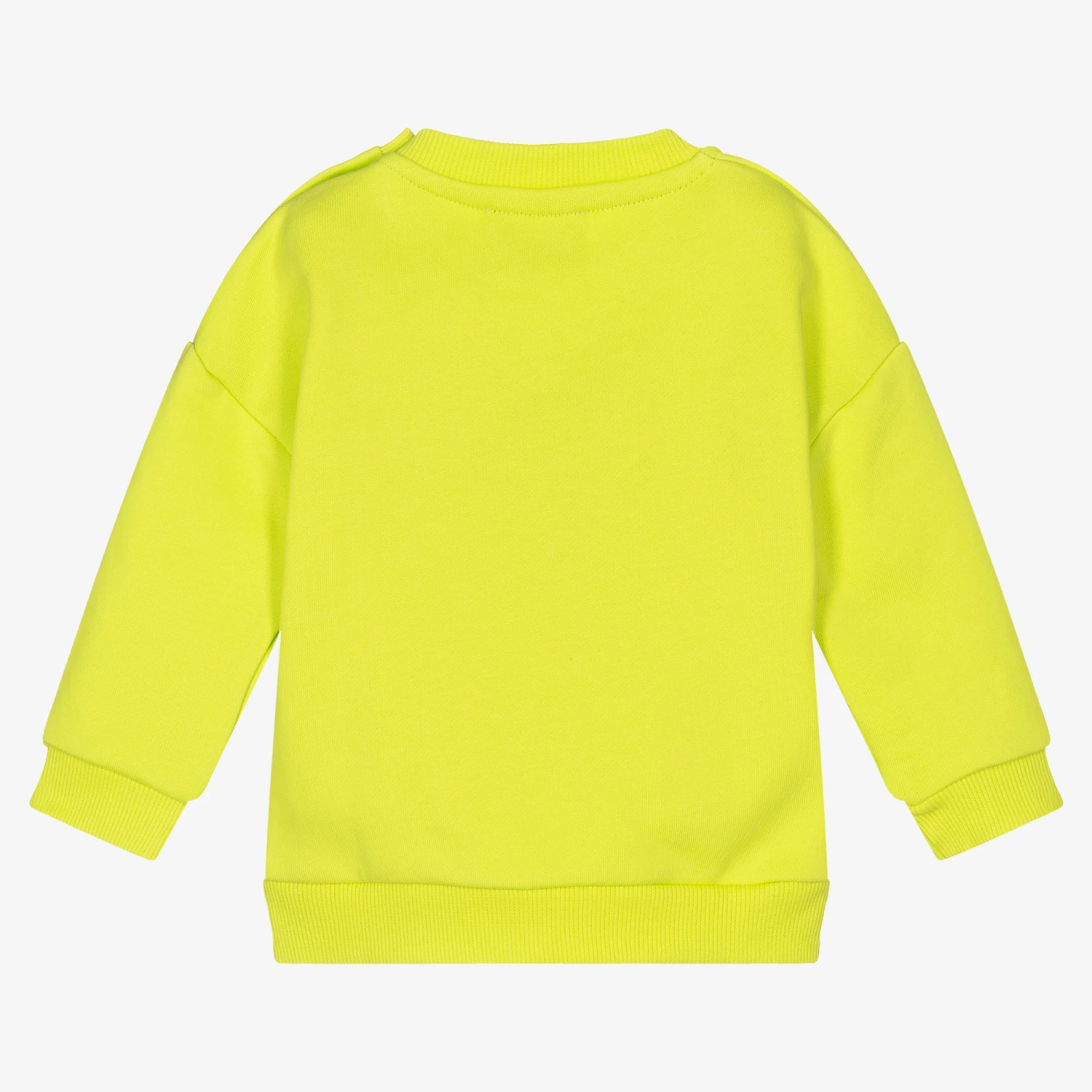 Moschino Baby Baby Boys Green Sweatshirt 2 Moschino Baby Baby Boys Green Sweatshirt - Image 2